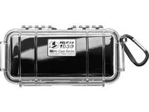 Pelican 1030 Micro Case (Black/Clear)