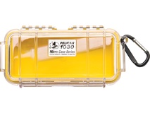 Pelican 1030 Micro Case (Yellow/Clear)