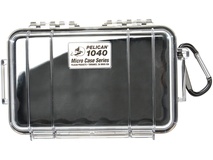 Pelican 1040 Micro Case (Black/Clear)