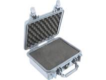 Pelican 1200 Case (Silver, With Foam)