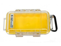 Pelican 1015 Micro Case (Yellow/Clear)