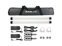 Nanlite PavoTube II 15X RGBWW LED Tube with Battery & App Control - 2 Light Kit (60cm)