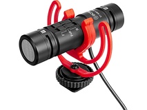 Boya BY-MM1 Pro Ultracompact Camera-Mount Dual-Capsule Shotgun Microphone