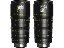 DZOFilm CATTA Ace 35-80 & 70-135mm T2.9 PL-Mount Zoom Lens Bundle with EF-Mount Bayonets (Black)