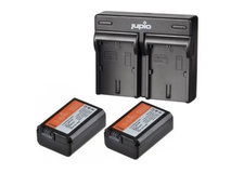 Jupio Sony NP-FW50 Batteries (x2) & Dual Charger Kit
