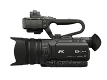 JVC GY-HM170E 4KCAM Compact Professional Camcorder with Top Handle Audio Unit
