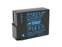 Wasabi Power Battery for Panasonic DMW-BLC12, DMW-BLC12E, DMW-BLC12PP