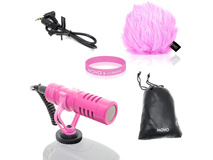 Movo Photo VXR10 Cardioid Condenser Video Microphone (Pink)