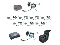 Eartec UPMON9 UltraPAK 9-Person HUB Intercom System with Monarch Headset