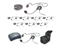 Eartec UPCYB9 UltraPAK 9-Person HUB Intercom System with Cyber Headset