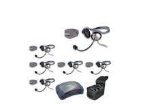 Eartec UPMON6 UltraPAK 6-Person HUB Intercom System with Monarch Headset