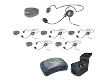 Eartec UPCYB6 UltraPAK 6-Person HUB Intercom System with Cyber Headset