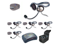 Eartec UPMON5 UltraPAK 5-Person HUB Intercom System with Monarch Headset
