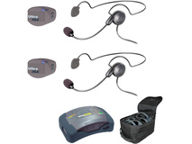 Eartec UPCYB2 UltraPAK 2-Person HUB Intercom System with Cyber Headset