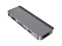 HYPER HyperDrive 6-in-1 USB Type-C Hub for iPad Pro (Space Gray)