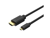UNITEK 2M Micro HDMI Male to HDMI Male Cable.