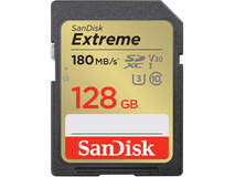 SanDisk 128GB Extreme UHS-I SDXC Memory Card (180 MB/s)