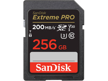 SanDisk 256GB Extreme PRO UHS-I SDXC Memory Card (200 MB/s)