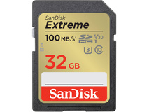 SanDisk 32GB Extreme UHS-I SDHC Memory Card (100 MB/s)