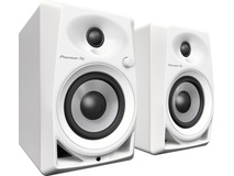 Pioneer DJ DM-40 - 21W 4" Two-Way Active Monitor (Pair, White)