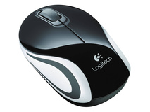 Logitech M187 Wireless Mini Mouse (Black)