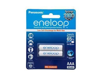 Panasonic Eneloop AAA Rechargeable Ni-MH Batteries (800 mAh, 2 Pack)