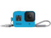 GoPro HERO8 Silicone Sleeve and Adjustable Lanyard Kit (Bluebird)