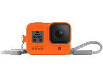 GoPro HERO8 Silicone Sleeve and Adjustable Lanyard Kit (Hyper Orange)