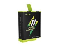 TELESIN 1750mAh Battery Charger For GoPro 12 Hero 12 GoPro11 10 9