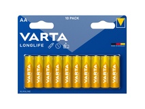 Varta Alkaline Longlife AA Batteries (10 Pack)