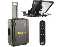 Ikan Elite Pro Universal Teleprompter for iPad and iPad Pro with Bluetooth Remote & Hard Case (V2)