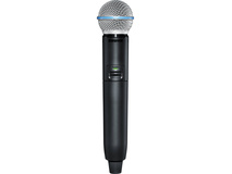 Shure GLXD2+ Dual-Band Wireless Handheld Transmitter with BETA 58A Microphone