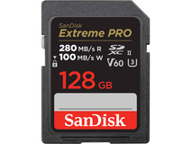 SanDisk 128GB Extreme PRO UHS-II SDXC Memory Card (280MB/s)