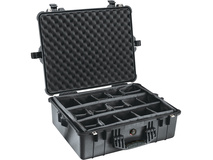 Pelican 1600 Case with Dividers (Black)