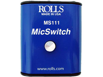 Rolls MS111 Mic Switch - Latching or Momentary Microphone Mute Switch