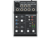 Behringer XENYX 502S 5-Input Mixer with USB Streaming Interface