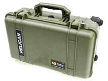 Pelican 1510 Carry on Case without Foam (Olive Drab Green)