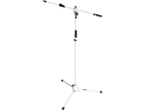 Gravity GMS4322W Microphone Stand with Folding Tripod Base (White)