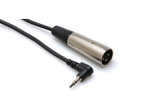 Hosa XVM-105M Stereo 3.5mm Mini Angled Male to XLR Male Cable - 5'