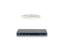 Biamp Devio SCR-25 and Parle TCM-XEX Conferencing Bundle (White)