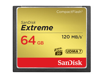 SanDisk 64GB Extreme CompactFlash Memory Card