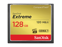 SanDisk 128GB Extreme CompactFlash Memory Card