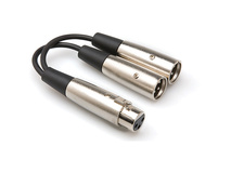 Hosa YXM-101.5 XLR Female to Dual XLR Male Audio Y-Cable - 18ft