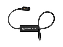 Kondor Blue D-Tap to USB-C Power Delivery Cable for Mirrorless Cameras (40cm, Raven Black)