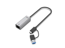 UNITEK U1313C Hybrid USB-C/ USB-A to 2.5G Gigabit Ethernet Adapter
