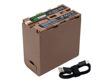 Wasabi Power NP-F960 Battery (USB-C Charging)