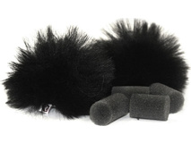 Rycote - Black Lavalier Windjammer Pair