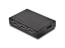 Kensington UH4000C USB 3.1 Gen 1 4-Port Hub and Charger (Black)