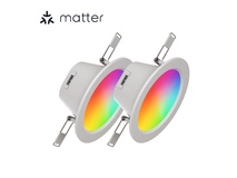 Nanoleaf Essentials Colour Smart LED Downlight (Matter Compatible, 2 Pack)