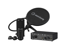 Steinberg IXO12 USB-C Audio Interface Podcast Pack (Black)